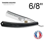 Thiers Issard 889 Bijou 6/8" Carbon Steel Straight Razor Dark Horn Scales France. Fixed Price $273.11.