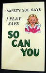Coca Cola Safety Sue Promotional Giveaway Booklet Dated 1951 Old Unused Stock. Fixed Price $12.99.