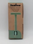 Bambaw Double Edge Unisex Metal Safety Razor With 5 Blades Bbmrg Green. Fixed Price $19.98.