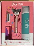 Lot Of (2) Gift Set /gillette Venus- Joy & Glee 5 Blade Razor/refill+shave Gell. Fixed Price $19.90.