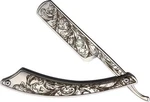Albainox Straight Razor Scroll Design Stainless Folding Pocket Knife - 18475. Fixed Price $22.12.