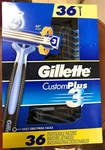 Gillette Custom Plus Disposable Razors 36 Count. Fixed Price $29.99.