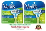 8 Gillette Venus Embrace Razor Blade Refills Cartridge Fit Olay Swirl Shaver 2X4. Fixed Price $26.99.