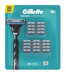 Gillette MACH3 Men's Razor Blade Refills New Pack Of 20. Fixed Price $39.99.