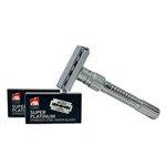 Gents Men Classic Chrome Adjustable Butterfly Open Double Edge. Fixed Price $30.51.