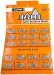 100 Asco Super Stainless Double Edge Safety Razor Blades. Fixed Price $11.99.