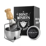 Ccbeauty Mens Shaving Brush And Bowl Set, 4 1 Badger Shave 3# White Cream. Fixed Price $31.93.