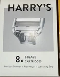 Harry's 8X 5 Blade Cartridges Flex Hinge/precision Trimmer/lubricating Strip. Fixed Price $15.99.