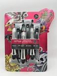 Ed Hardy 6 Piece Set 4 Blades Disposable Razor Precision Easy Glide Shave Nib. Fixed Price $14.99.