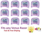 12 Breeze Gillette Venus Razor Blades Cartridges Refill Shaver Women Usa 2*6. Fixed Price $42.99.