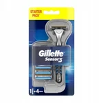 Gillette SENSOR3 Starter Pack 1 Handle + 4 Cartiges. Fixed Price $18.99.