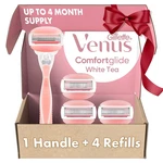 Comfortglide White Tea Women's Razor, Handle + 4 Blade Refills, Holiday Gifts. Fixed Price $22.49.