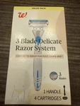 3 Blade Delicate Razor System Compare To Venus For Pubic Hair & Skin. Fixed Price $6.00.