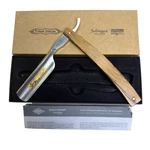 Giesen & Forsthoff Timor 382 Straight Razor 6/8 Carbon Steel Lion Marblewood. Fixed Price $129.95.