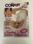 Conair Heated Lotion Dispenser HLD20P New Open Box Untested Clean. Fixed Price $14.00.