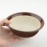 Japanese Style Round With Beak And Ribbed Pattern Ceramic Shaving Lather Bowl. Fixed Price $29.99.