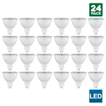 24 Pack Sunlite MR16 Led Bulb, 120V, Watt, 3000K, GU5.3 Base, Energy Saving. Fixed Price $94.03.