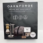 Oak & Forge Deluxe Wet Shaving Kit, Shave, Soap, Cologne With 5 Razor Pack. Fixed Price $21.90.