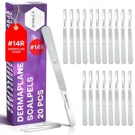 Disposable 14R Dermaplaning Razors - Pack Of 20 Dermaplane For Women Fa.... Fixed Price $22.80.