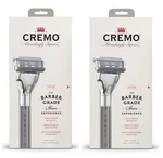 (2 Pack) Cremo Astonishingly Superior Barber Grade Refillable Razor System. Fixed Price $15.00.