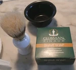 Clubman Pinaud Shave Soap & Brush W/free Bowl Great Gift Nib. Fixed Price $14.99.