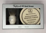 Taylor Of Old Bond Street Gift Box Sandalwood Shaving Cream & Badger Brush. Fixed Price $44.99.