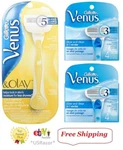 9 Gillette Razor Venus Blades 8 Regular Refills Cartridges 1 Olay Shaver Handle. Fixed Price $22.49.