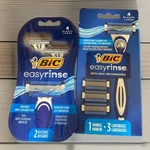 1 Bic Easy Rinse Men's Disposable Razors 4 Blades 2 Count + Rechargeable. Fixed Price $12.96.