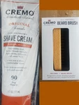 Cremo Shave Lot Of Beard Brush & Sandalwood Cream Bundle. Fixed Price $11.99.