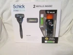 Schick Hydro Sensitive Razor Shave Gift Set, 2 Refills, Gel, Lip Balm. Fixed Price $12.75.