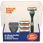 Dollar Shave Club Travel Set 4 Extra Close Refill Cartridges, 1 Handle. Fixed Price $19.10.
