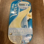 Gillette Venus Comfortglide Vanilla Creme Razor Handle + 2 Cartridges. Fixed Price $12.00.