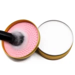 Makeup Brush Cleaner Solid & Sponge Soap With Silicone Cleaning Pad, Vegan. Fixed Price $14.47.