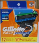 Gillette Fusion 5 Proglide Refill Cartridges 12 Count (factory Sealed). Fixed Price $29.99.