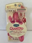 Schick Women Quattro Disposable Razors Skintimate Raspberry Rain 1 Pack Of 3. Fixed Price $12.00.