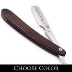 Parker Shaving Straight Razor Butterfly Swing Lock Real Wood. Fixed Price $31.00.