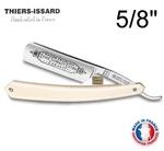 Thiers Issard Evide Sonnant Extra 5/8" Straight Razor White Resin Handle France. Fixed Price $178.50.