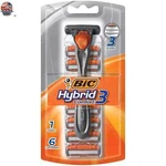 3 Tough Blade Triple Razor 6 Cartridges Micro Touch Pivoting Head. Fixed Price $14.60.