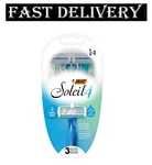 Bic Soleil Comfort 4-BLADE Disposable Women, 3 Piece Set. Fixed Price $7.49.
