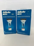 (2) Gillette Treo Caregiver Razor With Built-in Shave Gel Both New Sealed. Fixed Price $45.00.