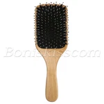 Pro Natural Boar Bristle Comb Wooden Detangling Cushion Hair Brush Scalp Massage. Fixed Price $11.99.