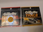 Vintage Gillette Trac Ii & Plus Razor Blades 20 Cartridges Total Usa Nos. Fixed Price $34.99.