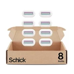 Schick Intuition Sensitive Care With Organic Aloe, 8 Cartridges. Fixed Price $21.99.