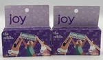 Lot Of 2 Joy Razor The Refills - 4 Cartridges Each, Total 8, 5 Blades New. Fixed Price $6.29.