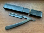 Old Straight Razor Sch. L. Lew Solingen 1/0, Germany. Fixed Price $35.00.