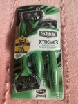 Men Xtreme 3 Disposables Sensitive Razors Pack Strip Of Vitamin & Aloe. Fixed Price $9.99.