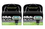 Gillette Body Razor Refill Cartridges 2 Count Blade Package, Of. Fixed Price $15.99.