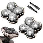 2PACK Pro 4 Head Replacement Blades For Pitbull Shaver, Rotary. Fixed Price $53.19.