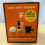 Van Der Hagen Men's Luxury Premium 4 Piece Boar Shave Set. Fixed Price $15.99.