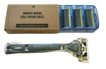 Dollar Shave Club Executive Razor Handle + 4 Cartridges Refill. Fixed Price $19.67.